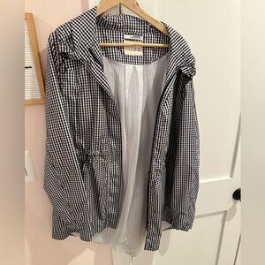 Like New Target A New Day Black and white checked Anorak size XXL